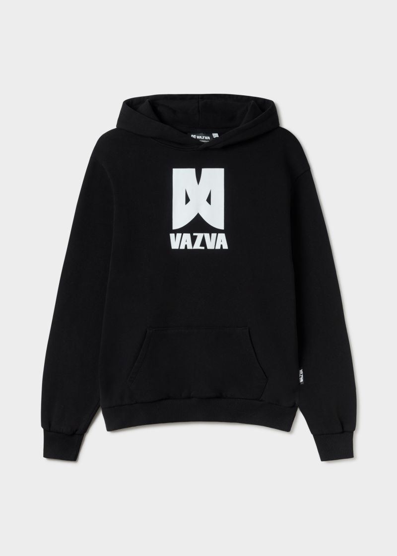 HOODIE LOGO K BLACK