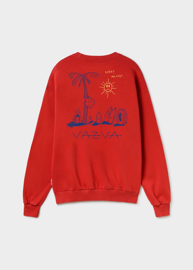 SUDADERA  PLASTIC RED 2