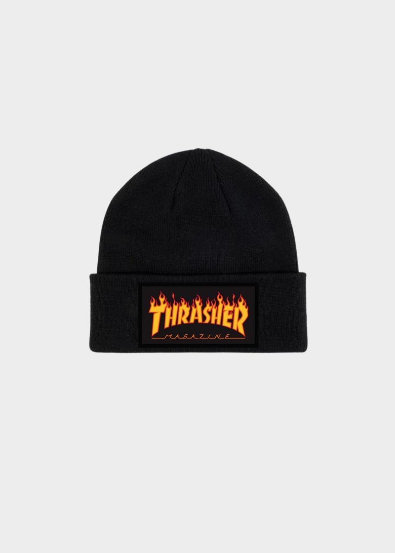 BEANIE FLAME PATCH