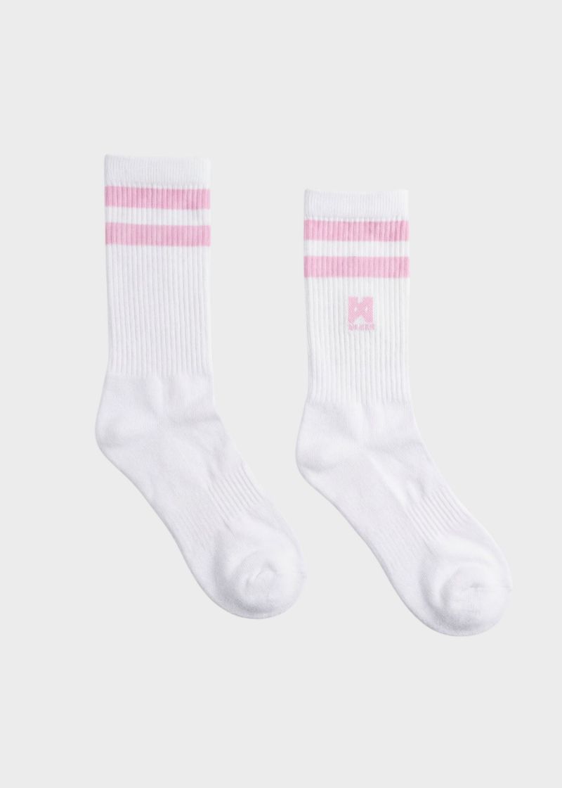 SOCK STRIPE MARSHMALLOW 2