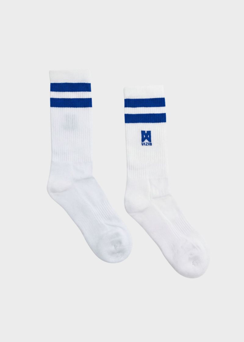 SOCK STRIPE ROYAL 2