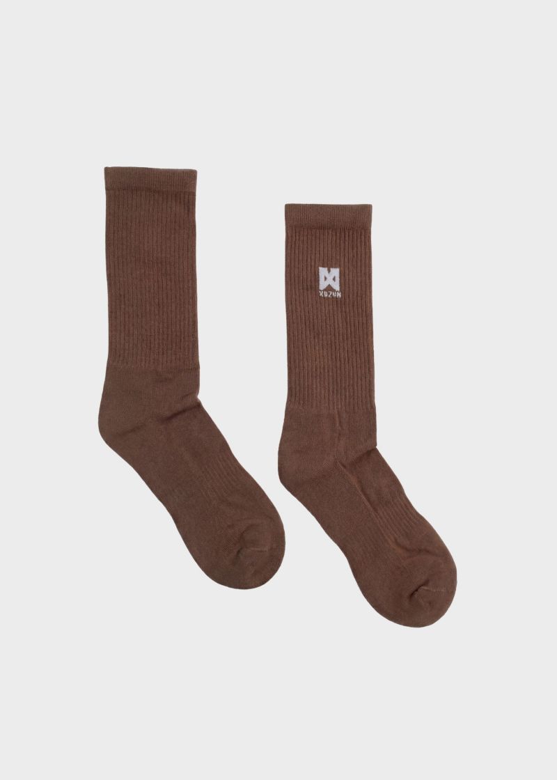 SOCK BASIC 25 MOCHA 2