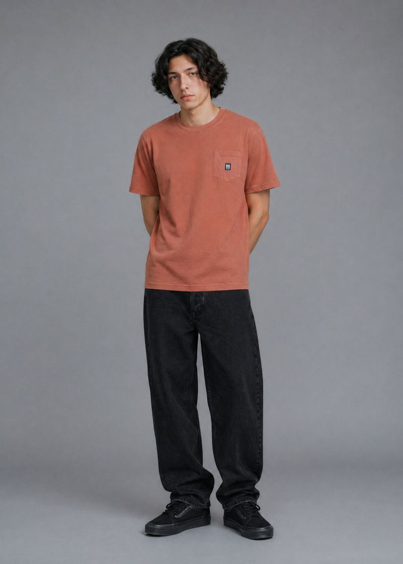 CAMISETA  ICON POCKET MOCHA 2