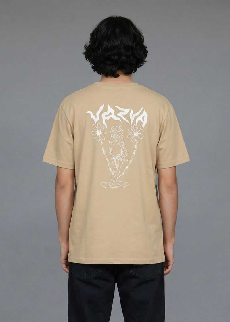 TSHIRT IN BLOOM BEIGE 2
