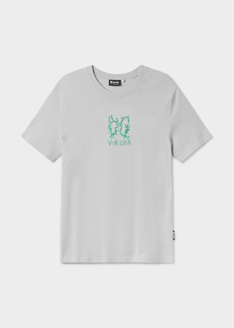 TSHIRT CORAL K WHITE