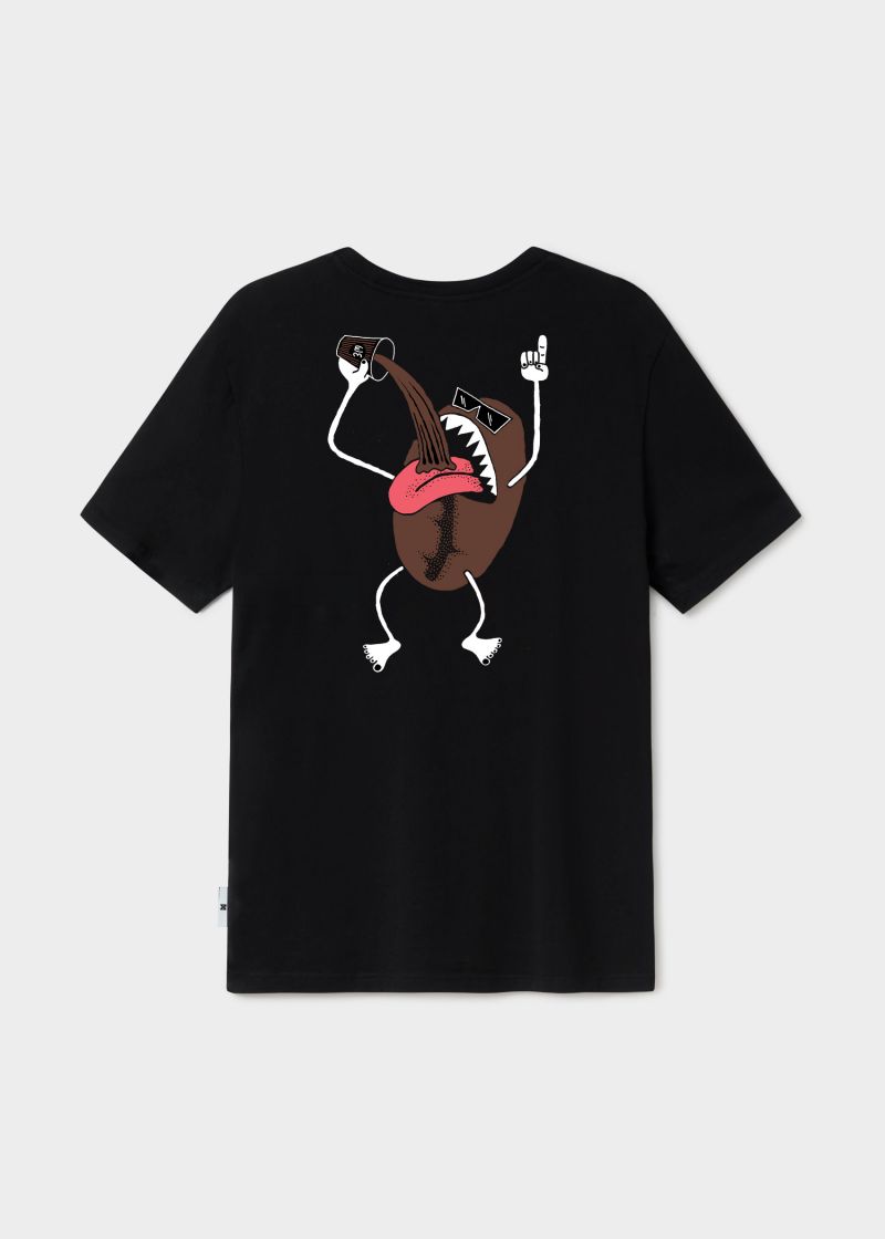 TSHIRT COFFEE BEAN BLACK