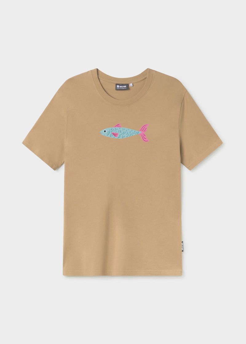 TSHIRT MARINE K BEIGE