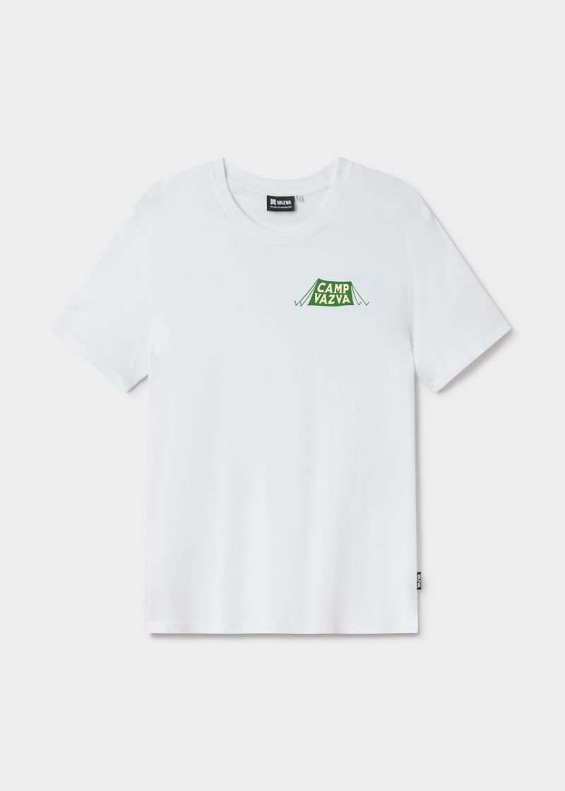 TSHIRT CAMP VAZVA WHITE