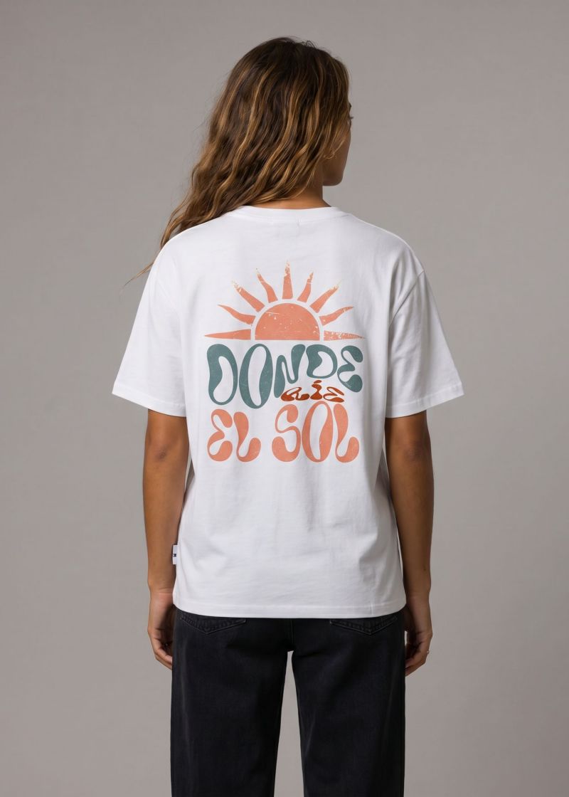 TSHIRT DONDE RIE EL SOL WHITE 2