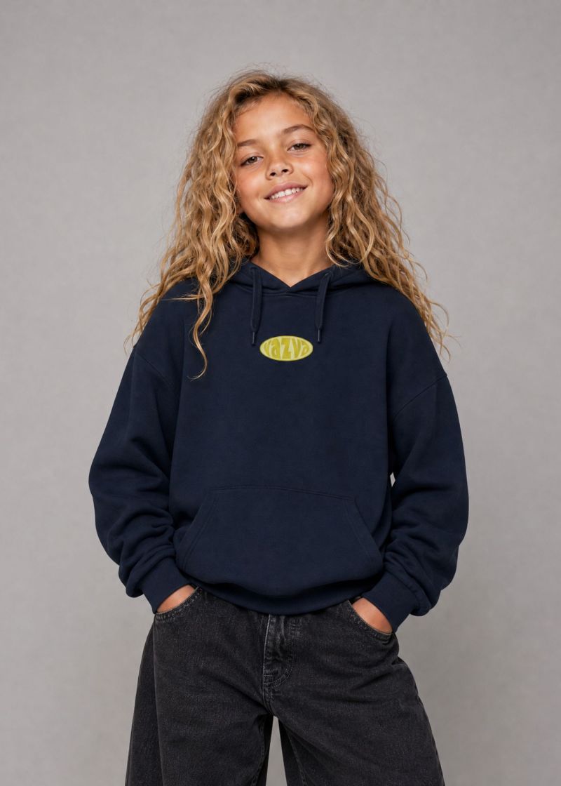 HOODIE OVAL K NAVY 2
