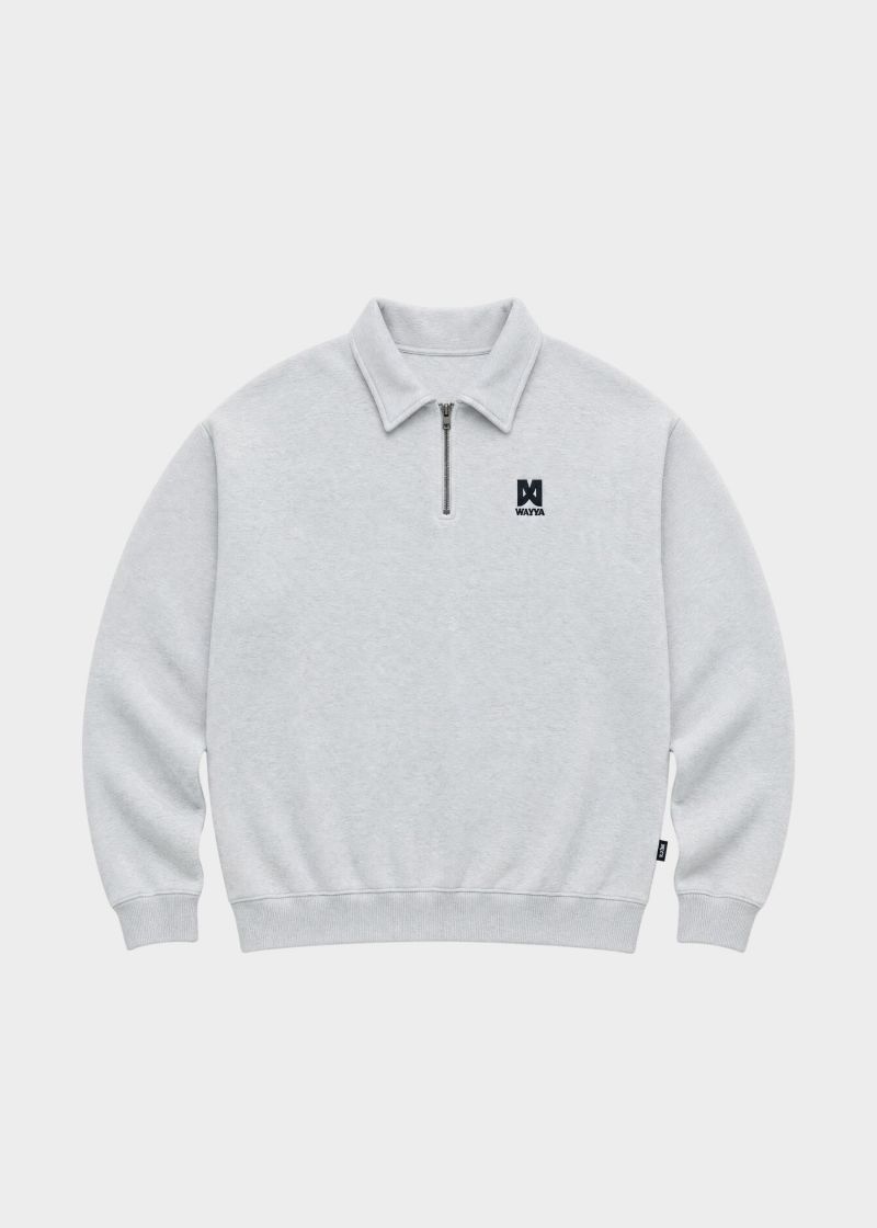 HALF ZIP REGENERATION HWHITE