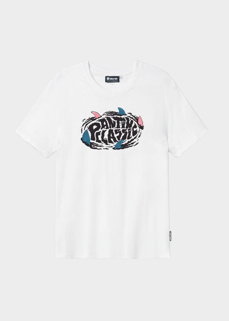 TSHIRT PANTIN FINS WHITE