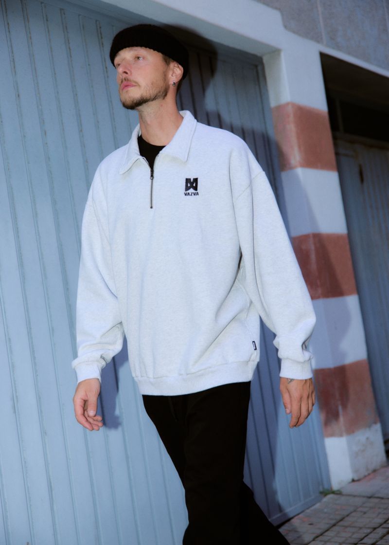 HALF ZIP REGENERATION HWHITE 2