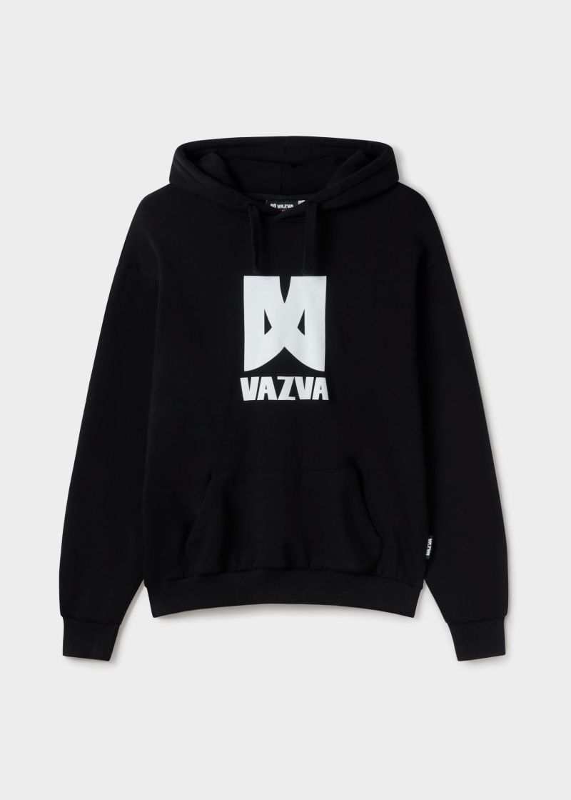 HOODIE LOGO BLACK