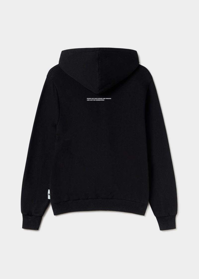 HOODIE ZIP REGENERATION BLACK 2