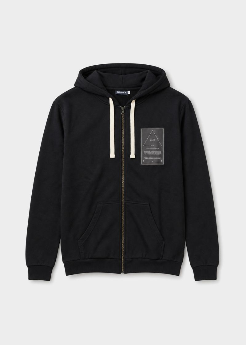 HOODIE IGNIS ZIP BLACK