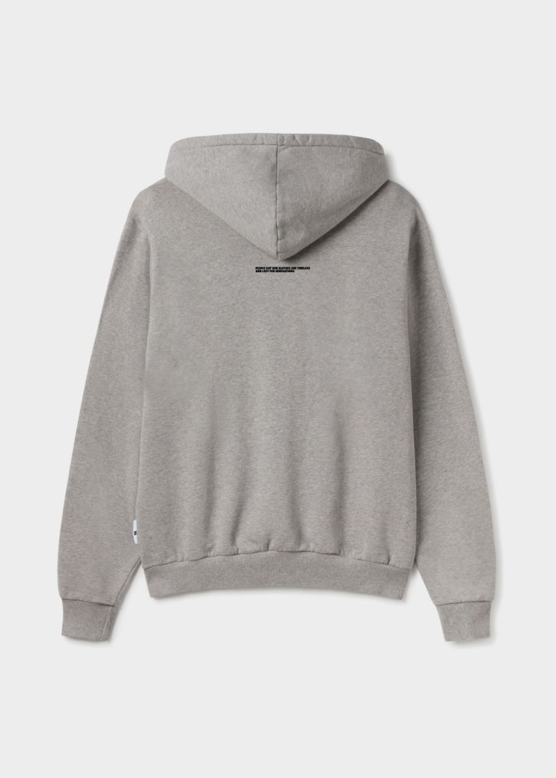 HOODIE ZIP REGENERATION GREY 2