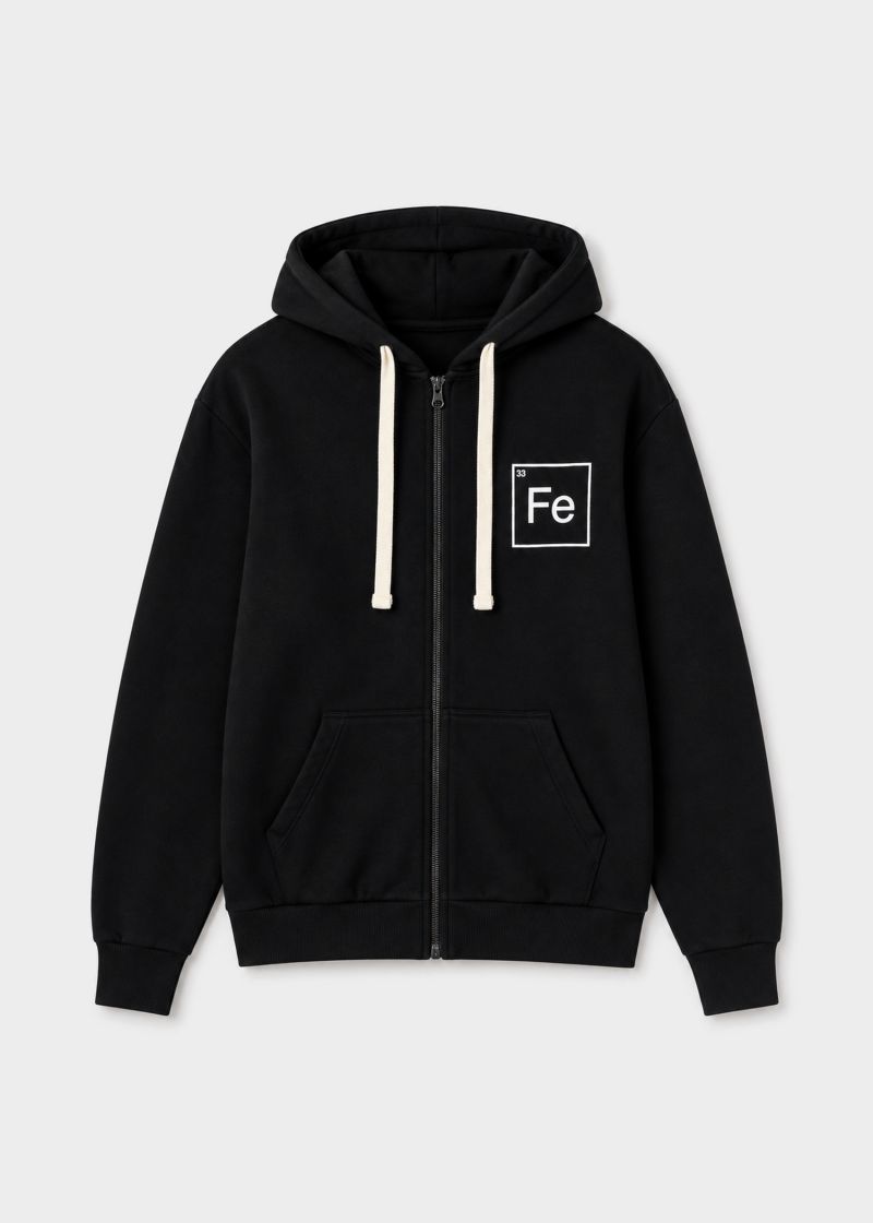 HOODIE FE CRE BLACK 2
