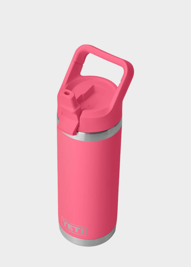 RAMBLER 18 OZ STRAW PINK 2