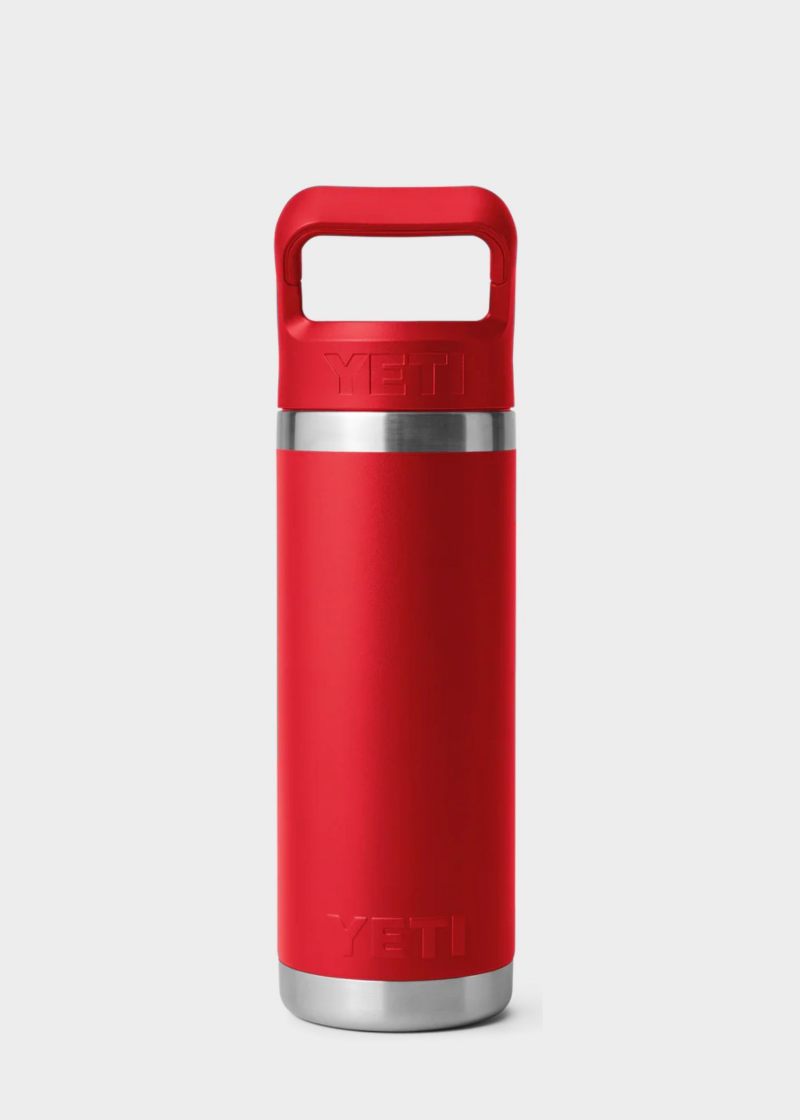 RAMBLER 18 OZ STRAW RED 2