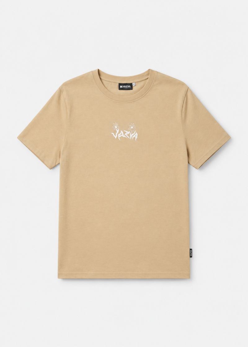 TSHIRT IN BLOOM BEIGE